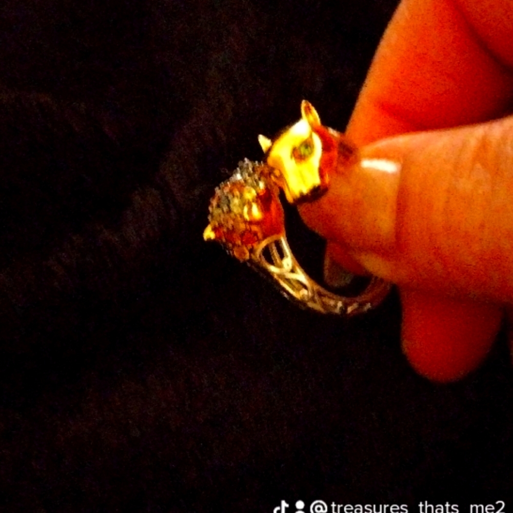 Gold / Sterling Tiger Ring
